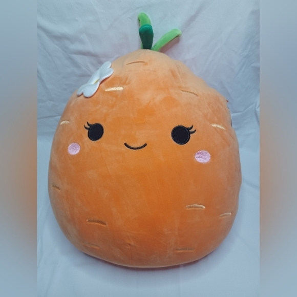 Squishmallows Other - Squishmallows Orange Plush with Smiling Face